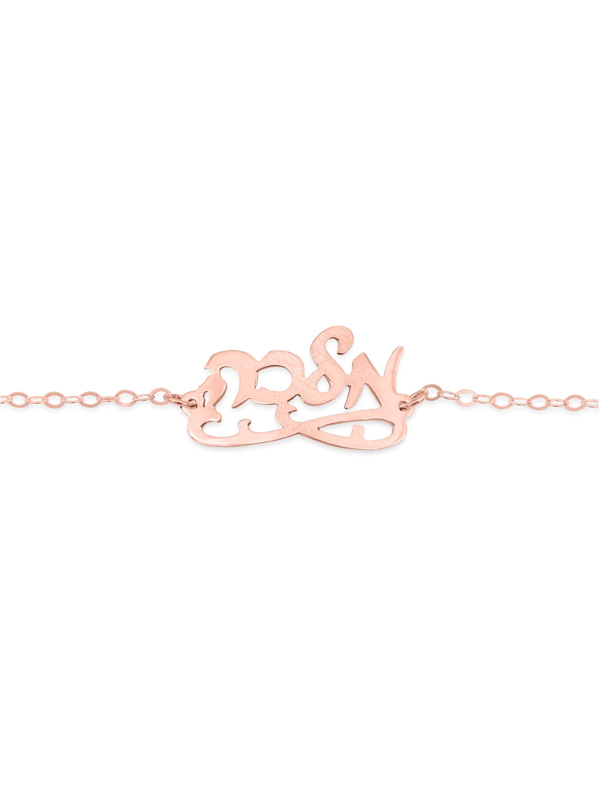 Bracelet en or orné de nom hébreu élégant, cadeaux Tu B'Av, Jud israélien