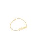 Bracelet en or 14 carats avec nom anglais élégant cursif, cadeaux Tu B'Av, Israël