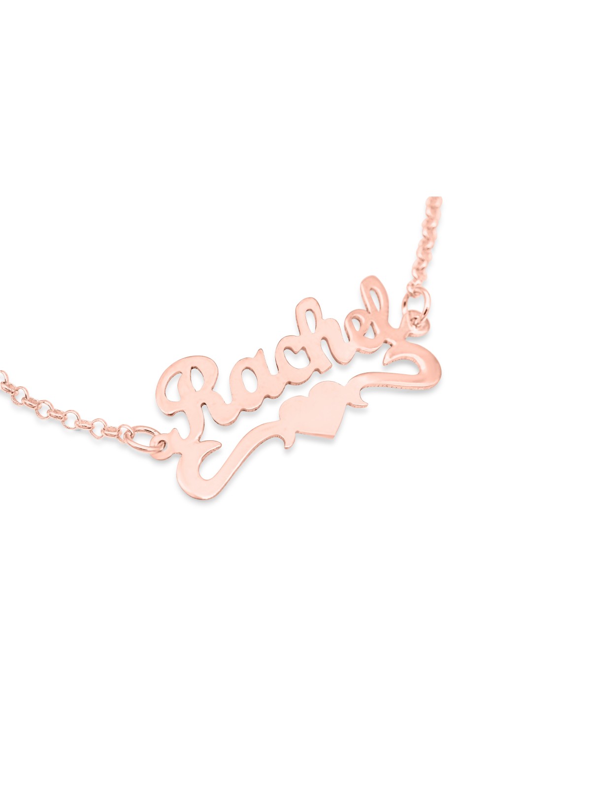 Cursive Splendid English Name Gold Bracelet , Tu B'Av Cadeaux , Israélien