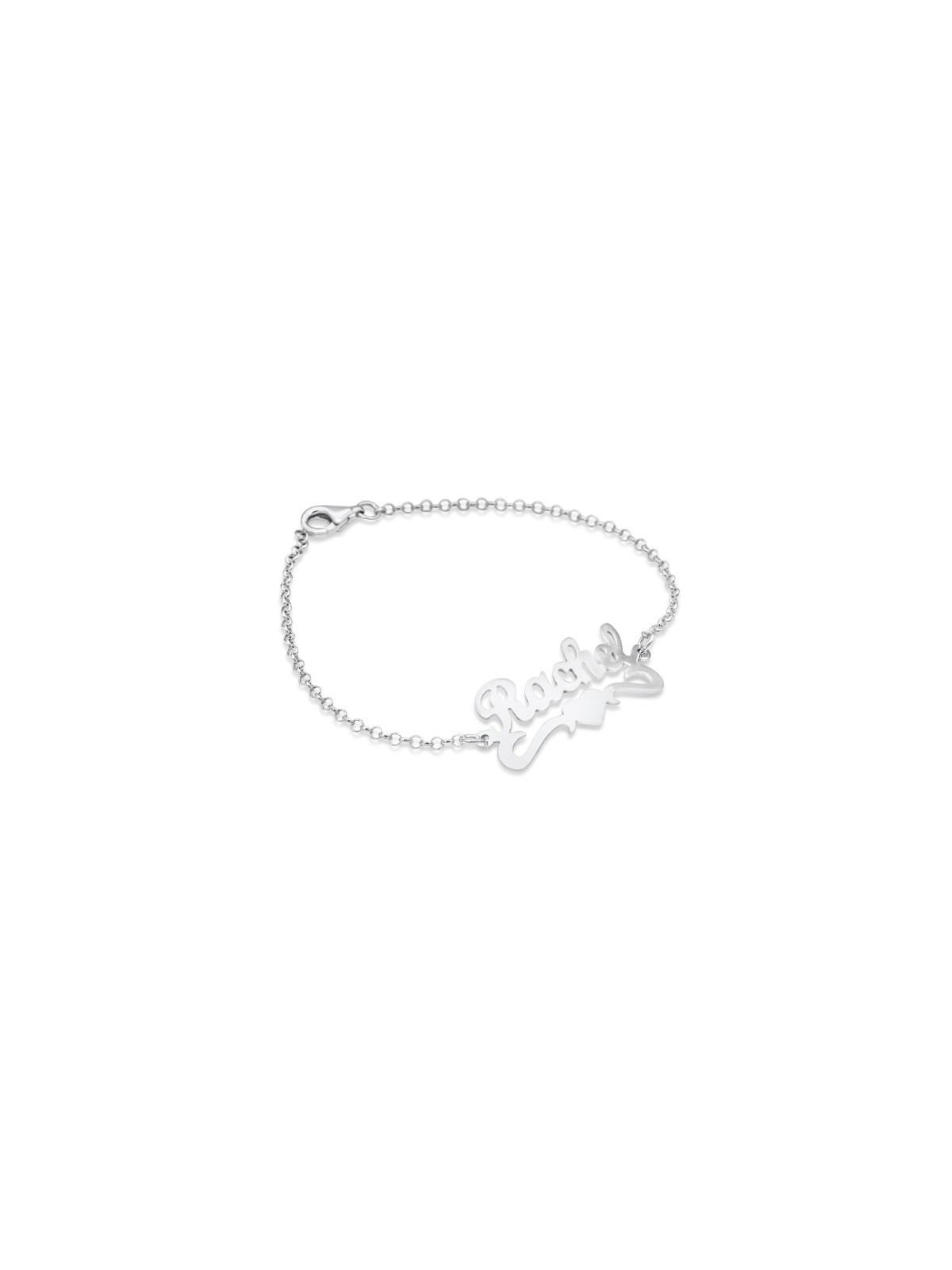 Cursive Splendid English Name Gold Bracelet , Tu B'Av Cadeaux , Israélien