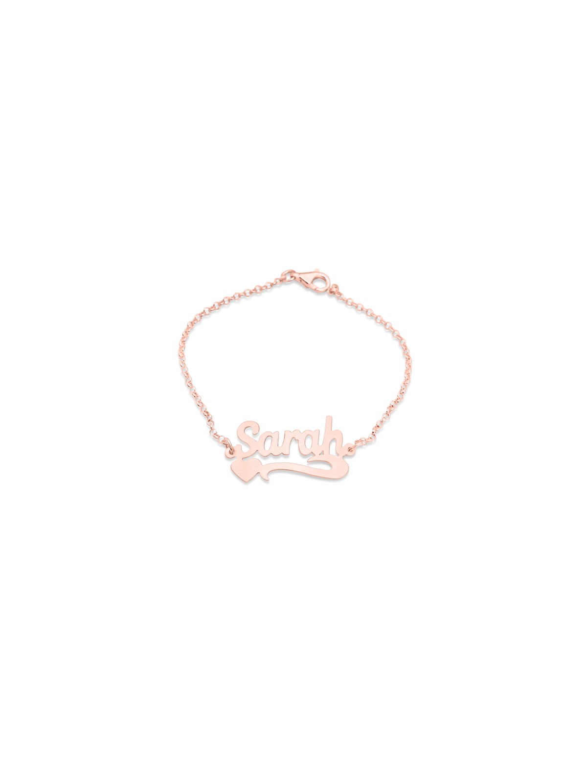 Love English Name Gold Bracelet , Tu B'Av Gifts , Israeli Judaica