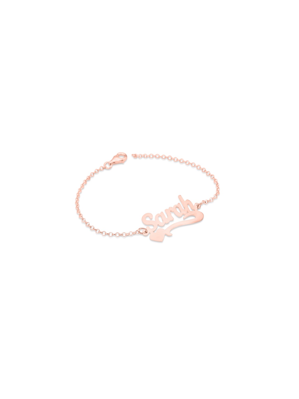 Love English Name Gold Bracelet , Tu B'Av Gifts , Israeli Judaica