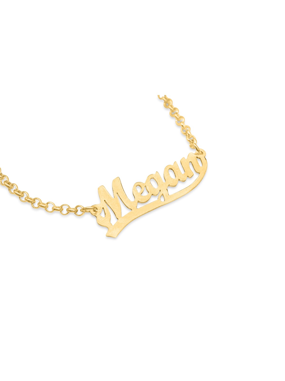 Bracelet en or avec nom anglais moderne, cadeaux Tu B'Av, Judaica israélien