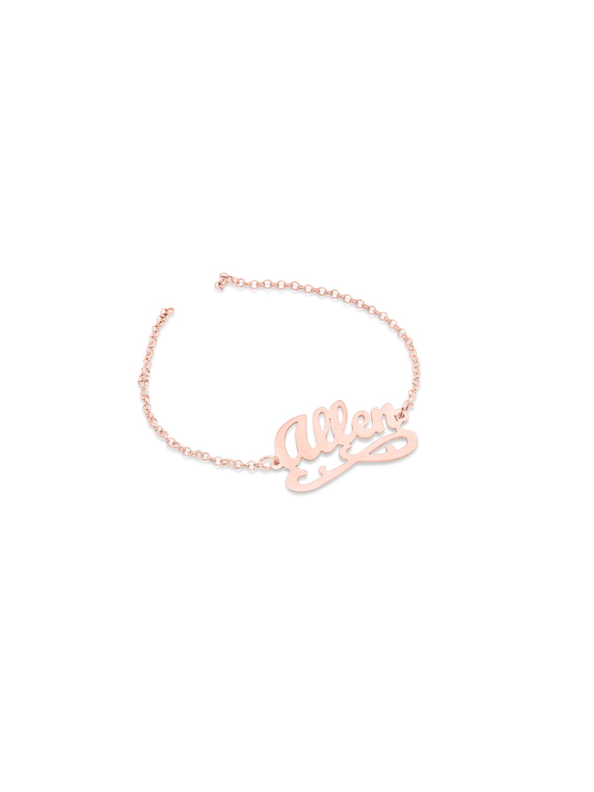 Magnificent Cursive Custom שם אנגלית סד זהב, מתנות ט"ו באב, א