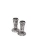 Petits chandeliers classiques en argent avec Ar yéménite, argent sterling C