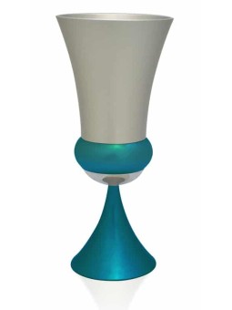 3 in 1 Havdalah Anodized Aluminum Set , Modern Havdalah Sets , Israeli