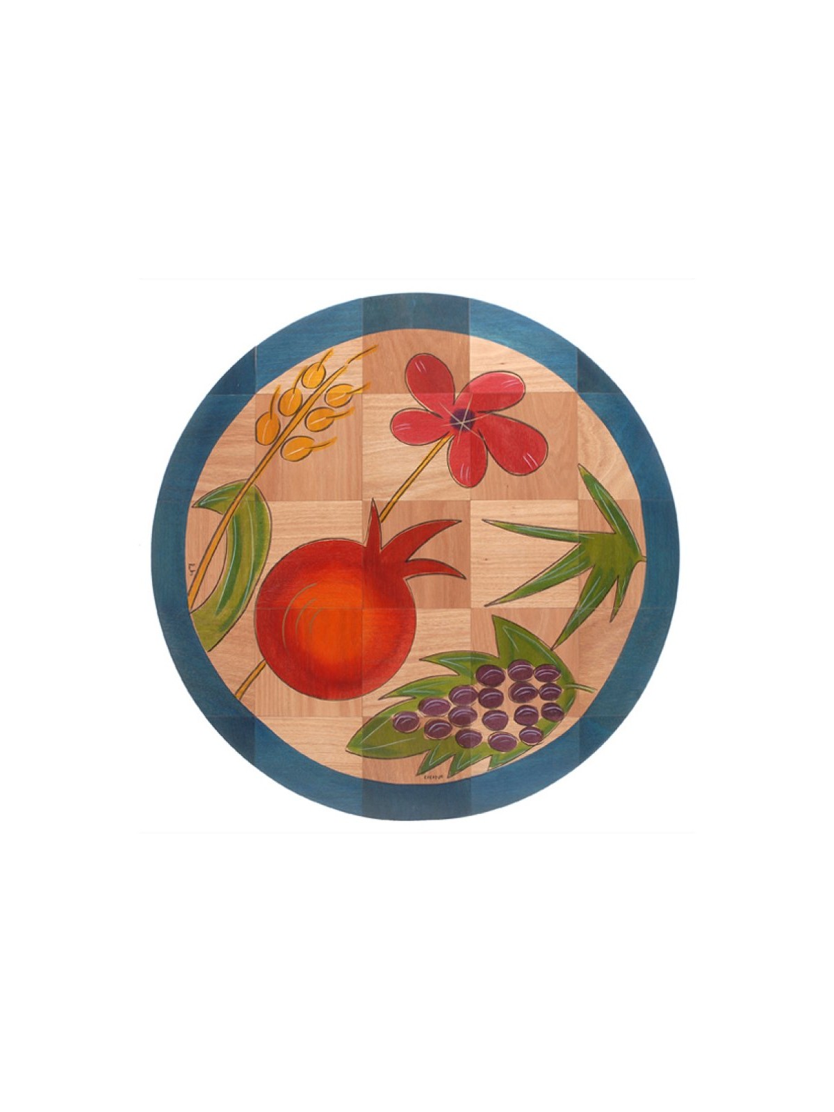 Round Floor Mat Holy Plants by Kakadu Art | House Decorations