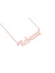 Collier en or élégant avec nom personnalisé anglais, cadeaux Tu B'Av, Ju israélien