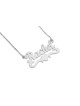 Collier d’or d’amour de nom anglais personnalisé, cadeaux Tu B’Av, Judai israélien