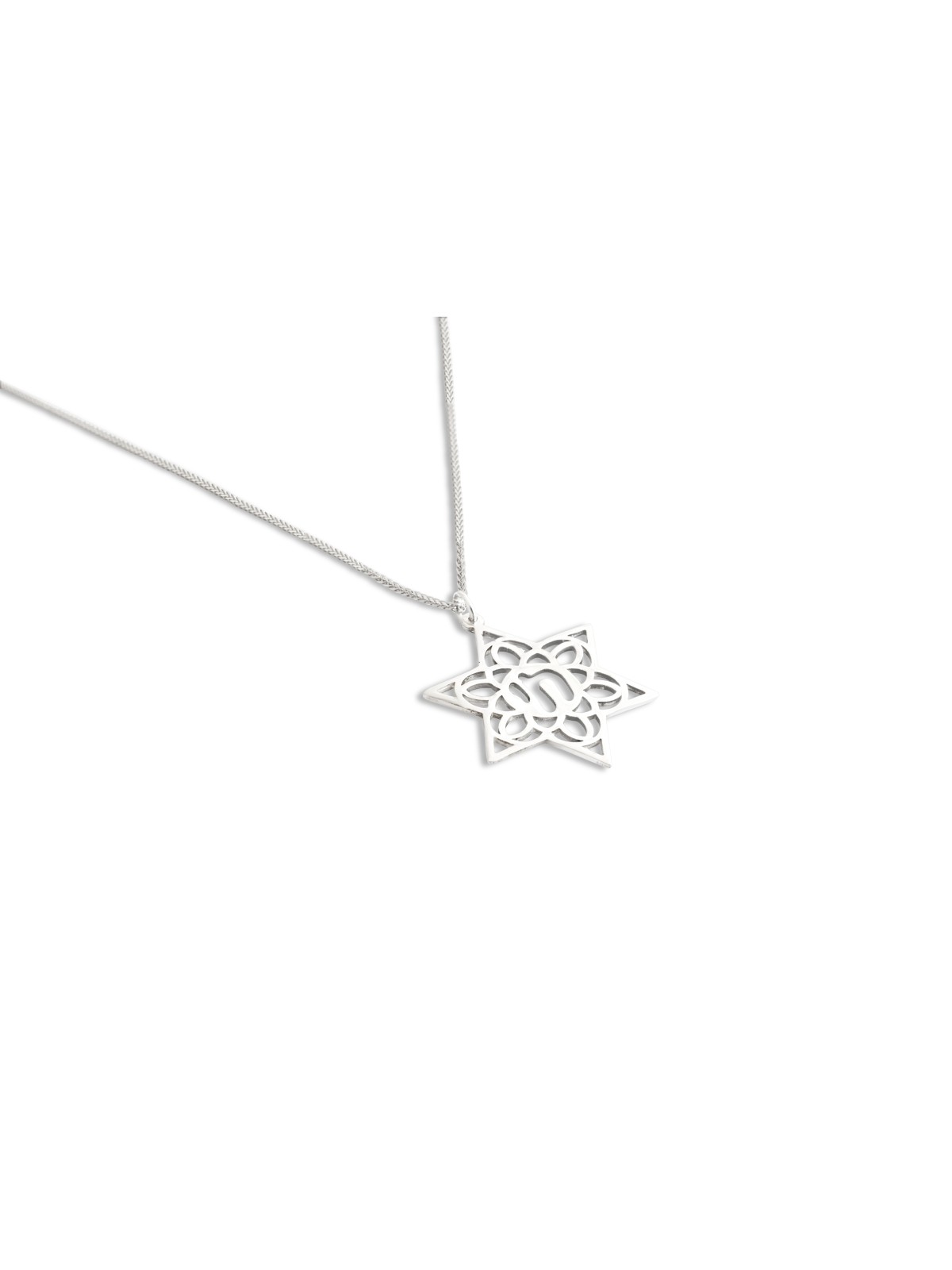 Filigrane Hollow Star of David et Chai Pendant , Cadeaux de mariage juifs
