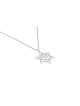 Filigree Hollow Star of David and Chai Pendant , Jewish Wedding Gifts
