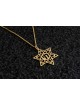Filigrane Hollow Star of David et Chai Pendant , Cadeaux de mariage juifs
