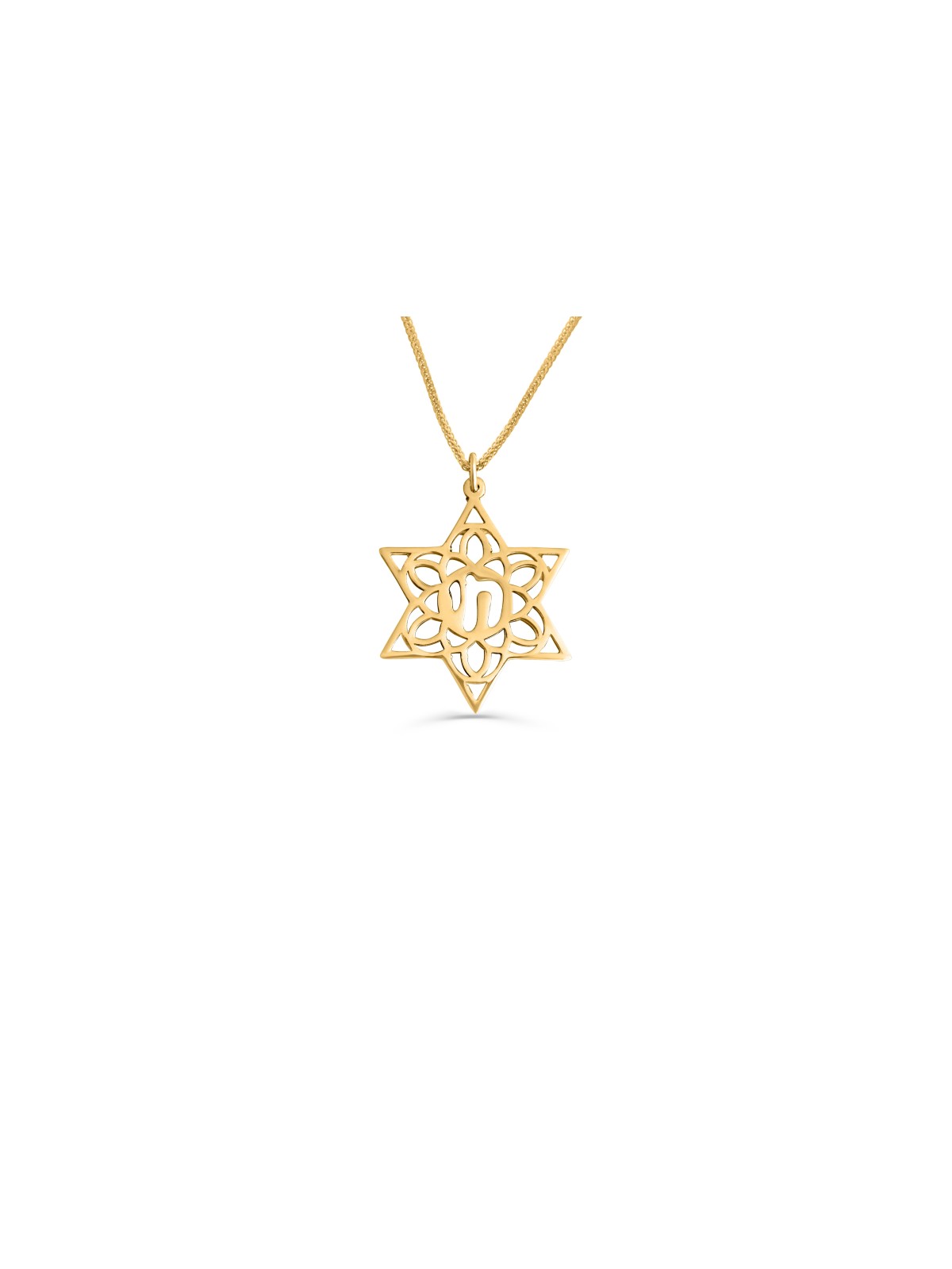 Filigrane Hollow Star of David et Chai Pendant , Cadeaux de mariage juifs