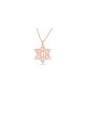 Filigrane Hollow Star of David et Chai Pendant , Cadeaux de mariage juifs