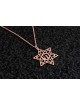 Filigree Hollow Star of David and Chai Pendant , Jewish Wedding Gifts