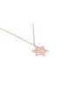 Filigrane Hollow Star of David et Chai Pendant , Cadeaux de mariage juifs