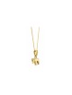 Collier Chai en or 14 carats moderne, minuscule, épais et lourd, cadeaux Tu B'Av, I