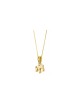 Collier Chai en or 14 carats moderne, minuscule, épais et lourd, cadeaux Tu B'Av, I