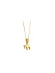 Collier Chai en or 14 carats moderne, minuscule, épais et lourd, cadeaux Tu B'Av, I