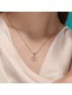 Pendentif étoile de David en or 14 carats à tourbillon creux avec D, filigrane juif J