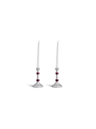 Custom Colors Large Aluminum Candlesticks , Shabbat Gifts , Israeli Ju