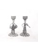Chandeliers musicaux uniques en argent sterling, cadeaux de Pâque, J israélien