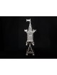 Boîte à épices brillante en forme de tour traditionnelle pour H, argent sterling J