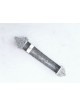 Beautiful Long Yemenite Silver Mezuzah Case , Large Mezuzahs , Israeli