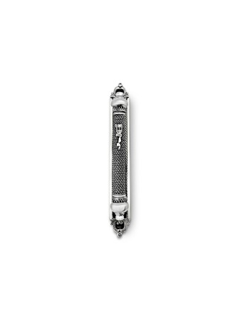 Large Ornate Filigree Mezuzah Case from Sterling S , For 10cm Scrolls