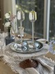 Non-Tarnish Silver Shiny Look Metal Tulip Candlest , Jewish Wedding Gi