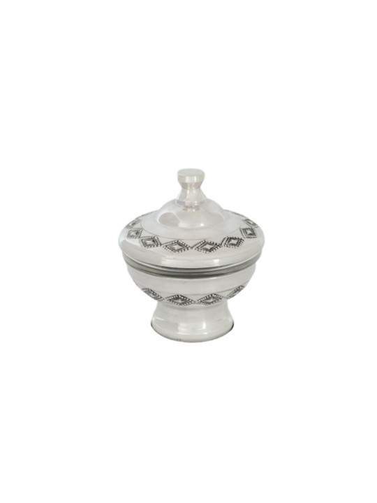 Cadeau de vaisselle Superbe plat de miel en argent pour Rosh, Gi de mariage juif