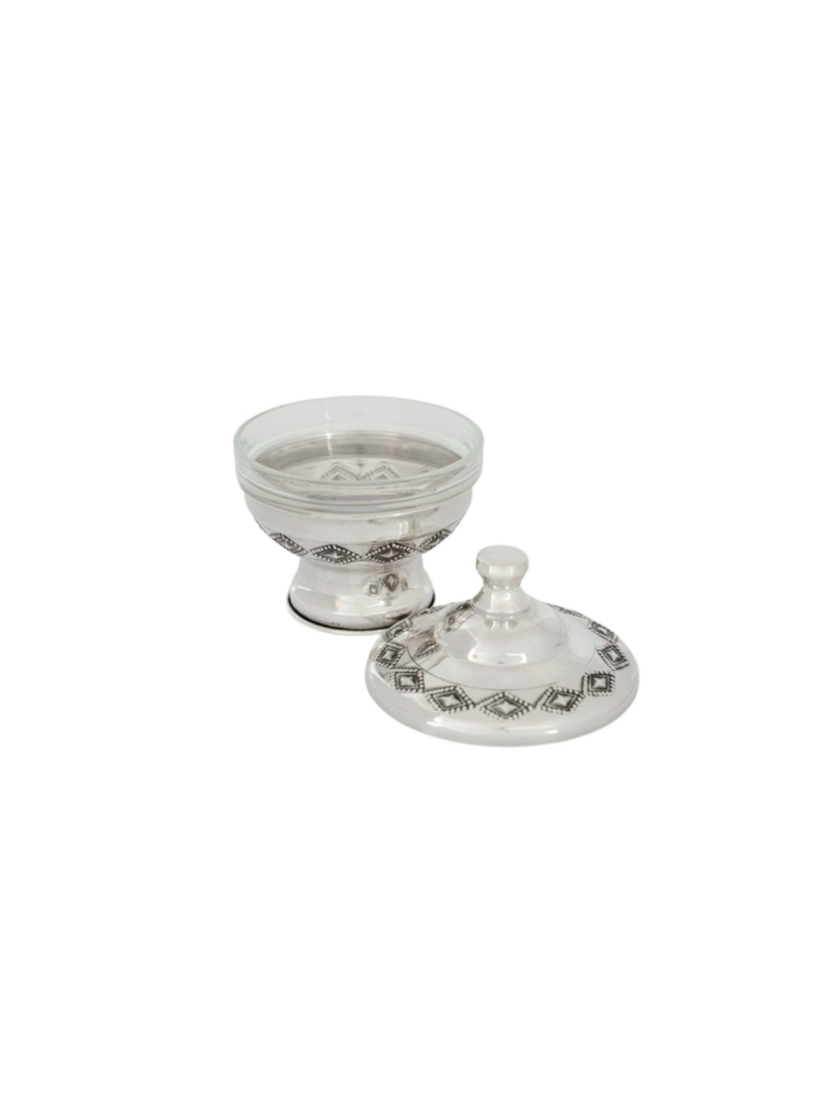 Cadeau de vaisselle Superbe plat de miel en argent pour Rosh, Gi de mariage juif