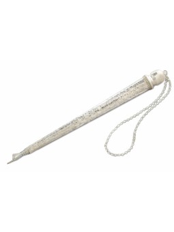 Hammered Torah Pointer with Name Tag , Shabbat Gifts , Israeli Judaica