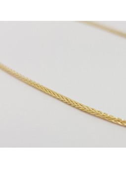 Belle chaîne fine classique en or 14 carats de 20 pouces, cadeaux de mariage juif, Isr