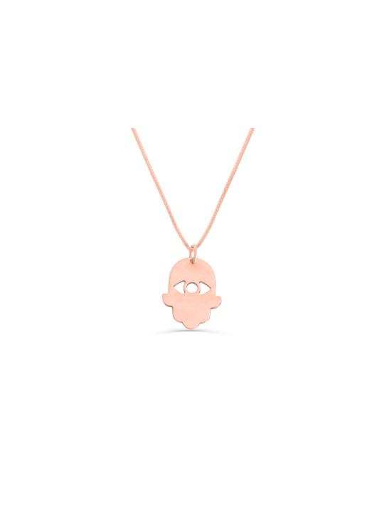 Collier en or moderne avec découpe du mauvais œil, cadeaux de mariage juif, est
