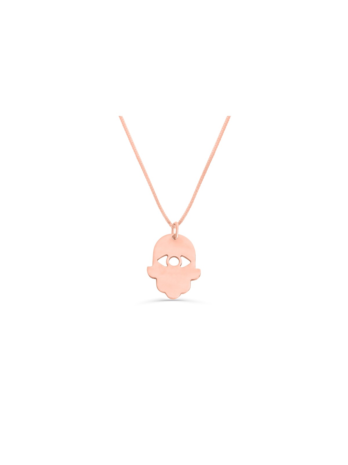 Collier en or moderne avec découpe du mauvais œil, cadeaux de mariage juif, est