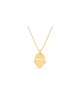 Collier en or moderne avec découpe du mauvais œil, cadeaux de mariage juif, est