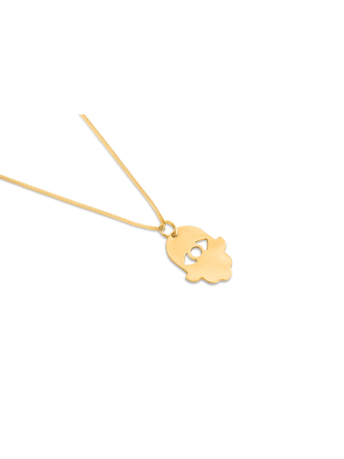 Collier en or moderne avec découpe du mauvais œil, cadeaux de mariage juif, est