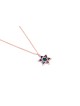 Large Star of David Necklace with Enamel , Tu B'Av Gifts , Israeli Jud