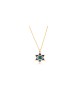 Large Star of David Necklace with Enamel , Tu B'Av Gifts , Israeli Jud