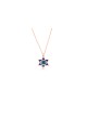 Large Star of David Necklace with Enamel , Tu B'Av Gifts , Israeli Jud