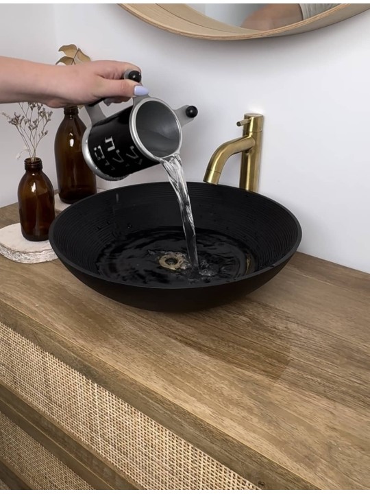 Large Size Aluminum Matte Finish Washing Cup with  , Modern Washing Cu