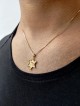 Stunning Jerusalem 14k Gold Pendant , Add 14K Chain , Israeli Judaica