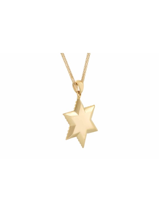 Stunning Jerusalem 14k Gold Pendant , Add 14K Chain , Israeli Judaica