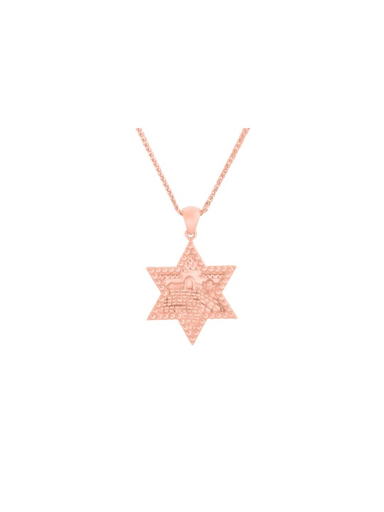Superbe pendentif en or 14 carats de Jérusalem, ajoutez une chaîne 14 carats, Judaica israélien