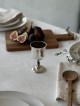 Coupe de Kiddouch en argent sterling avec tige d'arbre pour Bar Mitz, cadeaux de Pâque,
