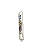Étui Mezuzah en argent avec émail froid, grandes Mezuzahs, judaïque israélien
