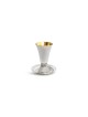 Coupe de Kiddouche avec décoration yéménite traditionnelle, coupes de Kiddouche modernes