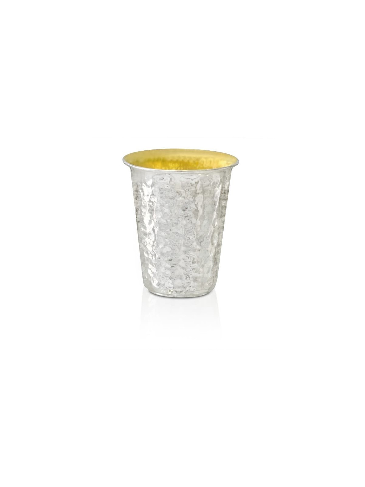 Coupe de Kiddouch en argent sterling martelé 925, cadeaux de Pâque, Ju israélien