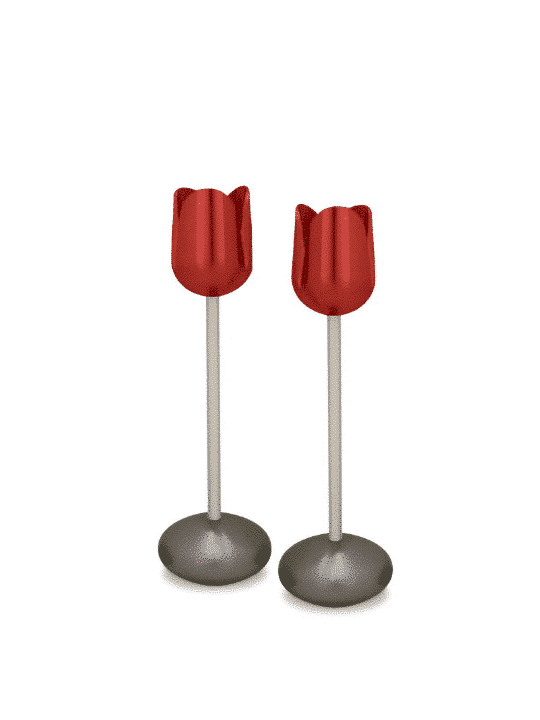 Bougeoirs en forme de tulipe colorée moderne, cadeaux de mariage juifs,
